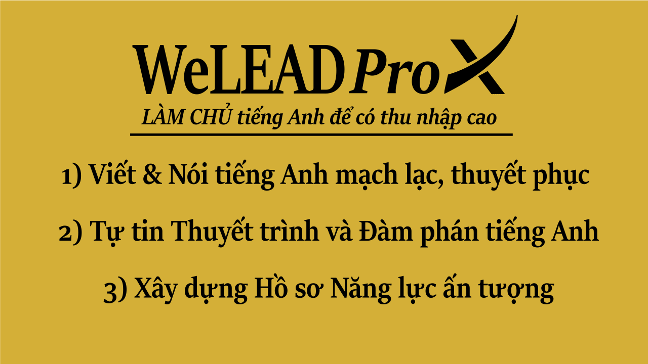 WeLEAD Pro cho Người Đi Làm